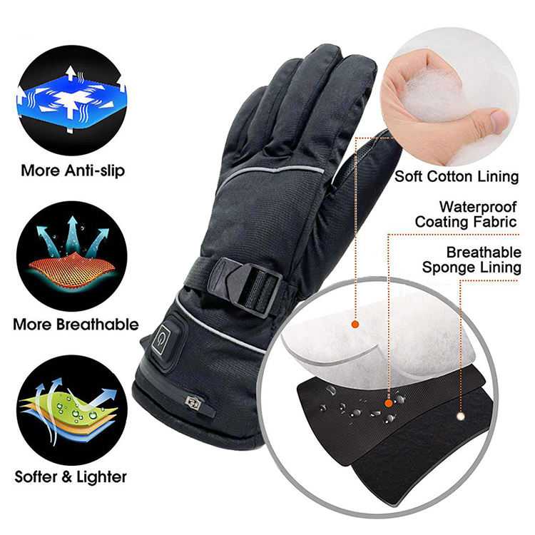 Cozy Heated Motorcycle Gloves